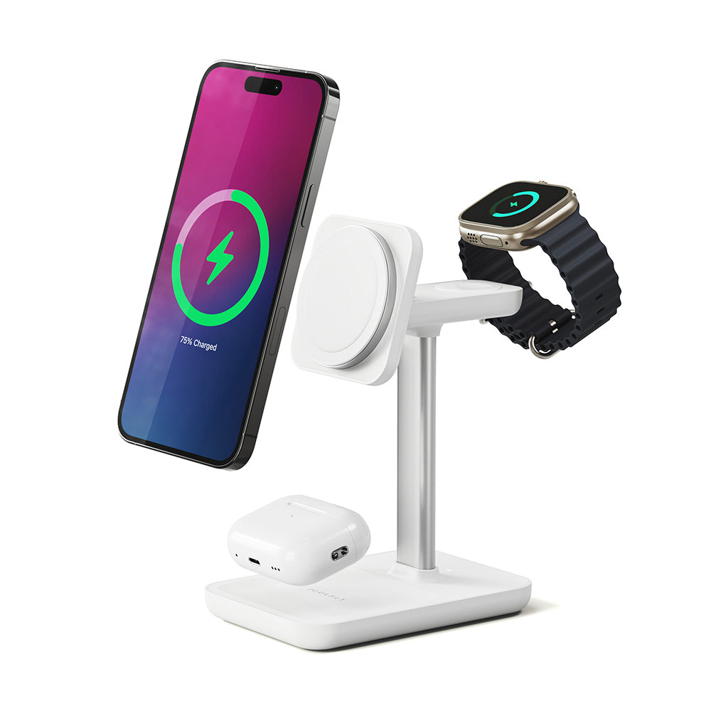 TRIO ULTRA 3-in-1 Fast Wireless Charging Station - Technical View