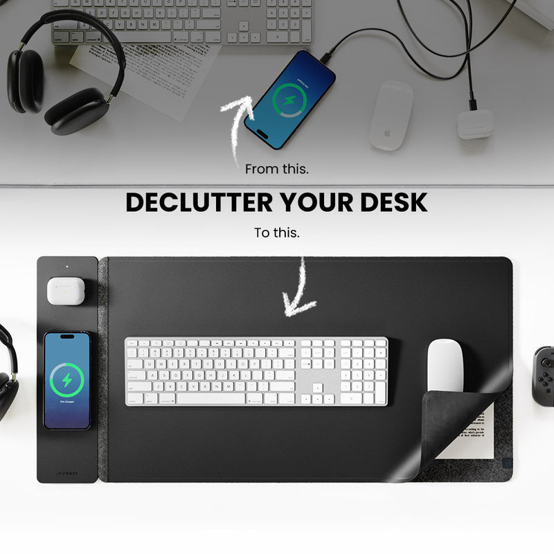 Journey Alti Wireless Charging Desk Mat